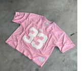 Hearujoy Harajuku digital letter printing comfortable oversized V-neck T-shirt women y2k clothes 2000s high street hip-hop basketball top